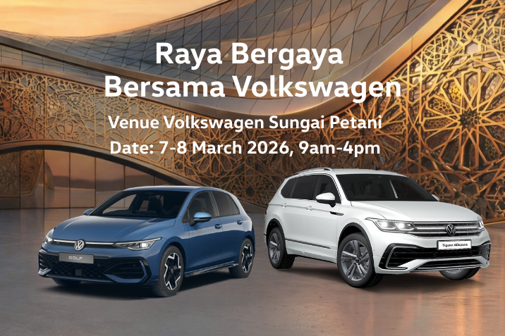 raya bergaya bersama vw